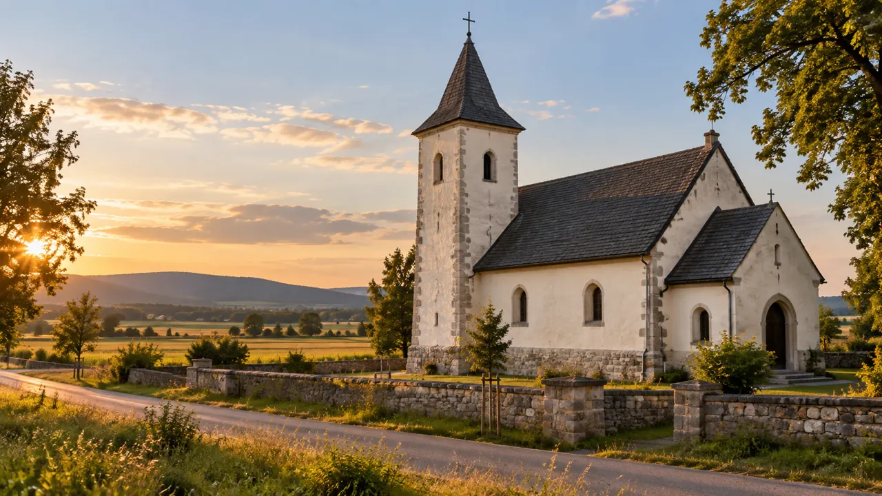 Historický kostol v prostredí obce Kalná nad Hronom