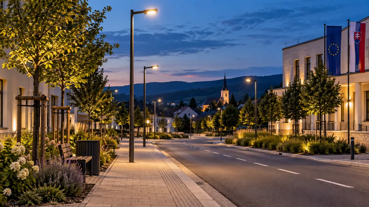 Illustrative visualisation: Public lighting
