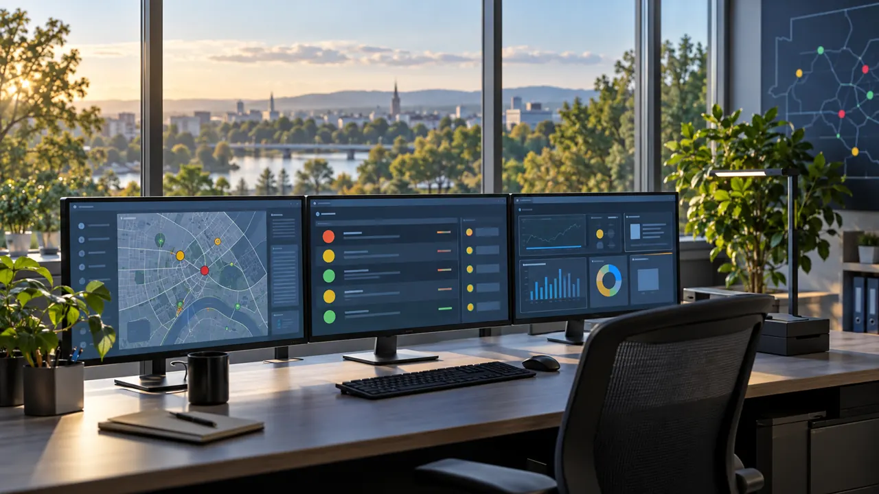 Illustrative visualisation: Security and events